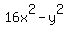 16x%5E2-y%5E2