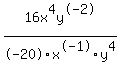 16x%5E4y%5E-2%2F-20x%5E-1y%5E4