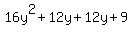 16y%5E2%2B12y%2B12y%2B9