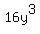16y%5E3
