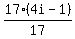 17%284i-1%29%2F17