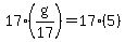 17%28g%2F17%29=17%285%29