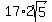 17%2A2sqrt%285%29