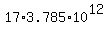 17%2A3.785%2A10%5E12