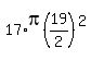 17%2Api%2819%2F2%29%5E2