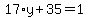 17%2Ay%2B35=1