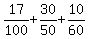 17%2F100%2B30%2F50%2B10%2F60