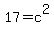 17=c%5E2