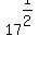 17%5E%281%2F2%29