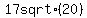 17+sqrt%2820%29