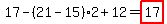 17-+%2821-15%29%2A2%2B12=highlight%2817%29