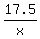17.5%2Fx