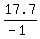 17.7%2F%28-1%29