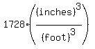 1728%28%28inches%29%5E3%2F%28foot%29%5E3%29