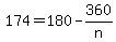 174+=180-360%2Fn