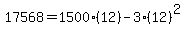 17568=1500%2812%29-3%2812%29%5E2