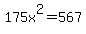 175x%5E2=567