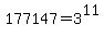 177147=3%5E11