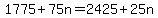 1775%2B75n=2425%2B25n