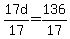 17d%2F17=136%2F17