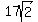17sqrt%282%29