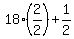18%282%2F2%29%2B1%2F2