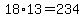 18%2A13=234