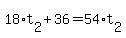 18%2At%5B2%5D%2B36+=+54%2At%5B2%5D