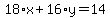 18%2Ax%2B16%2Ay=14