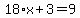 18%2Ax%2B3=9