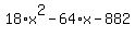 18%2Ax%5E2-64%2Ax-882