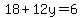 18%2B12y=6
