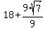 18%2B9%2Asqrt%287%29%2F9