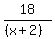18%2F%28%28x%2B2%29%29