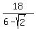 18%2F%286-sqrt%282%29%29