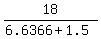 18%2F%286.6366%2B1.5%29