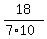 18%2F%287%2A10%29