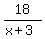 18%2F%28x%2B3%29