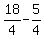 18%2F4+-5%2F4
