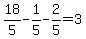 18%2F5-1%2F5-2%2F5=3