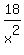 18%2Fx%5E2