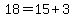 18=15%2B3
