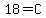 18=C