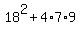 18%5E2%2B4%2A7%2A9
