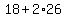 18+%2B+2%2A26