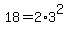 18+=+2%2A3%5E2