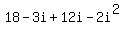18+-+3i+%2B+12i+-+2i%5E2