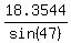 18.3544%2Fsin%2847%29