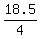 18.5%2F4