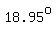 18.95%5Eo